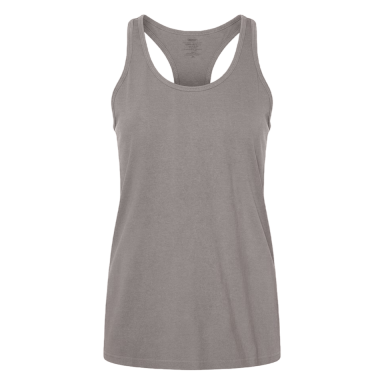 Adult Garment Dye Racerback Tank Grey (GDRB-100)